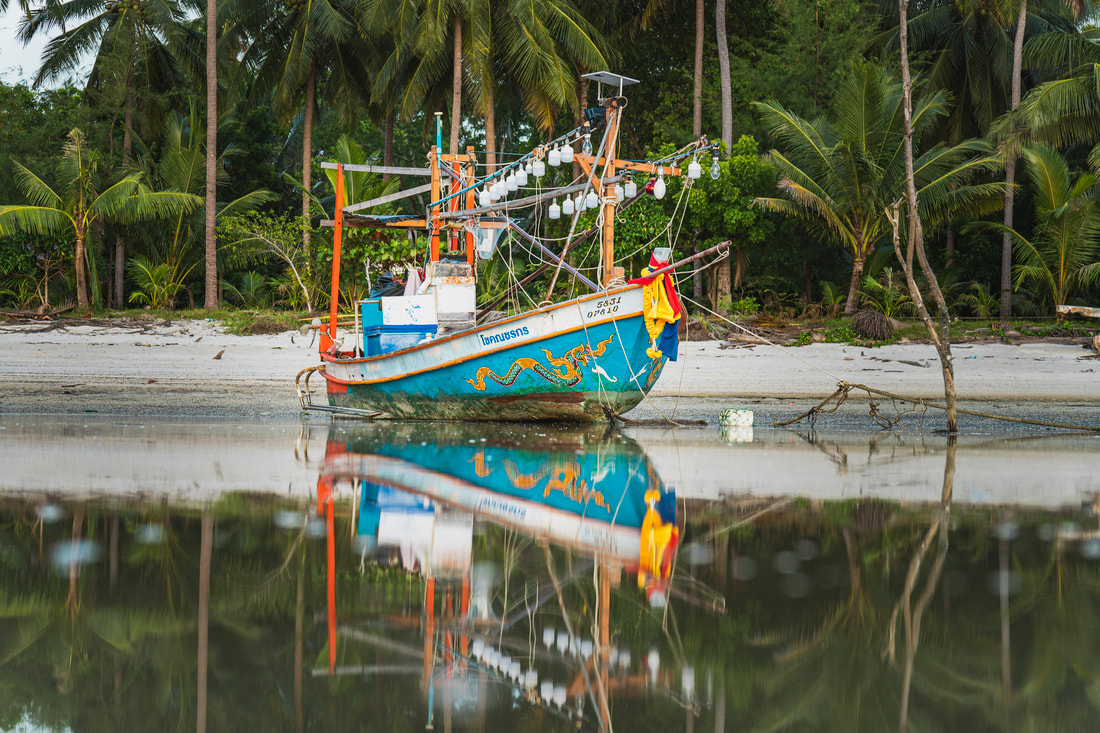 Boot am Nathon Beach Koh Samui